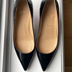 Christian Louboutin Black Patent Heels